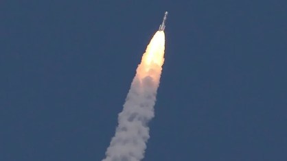 A espaçonave Aditya-L1 foi lançada do Satish Dhawan Space Centre em Sriharikota, Índia, em 2 de setembro de 2023.