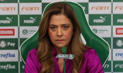 Tem cobrança? Leila fala sobre futuro do Palmeiras após eliminações