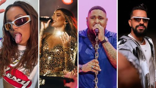 Anitta, Ludmilla, Kevin O Chris e Dennis