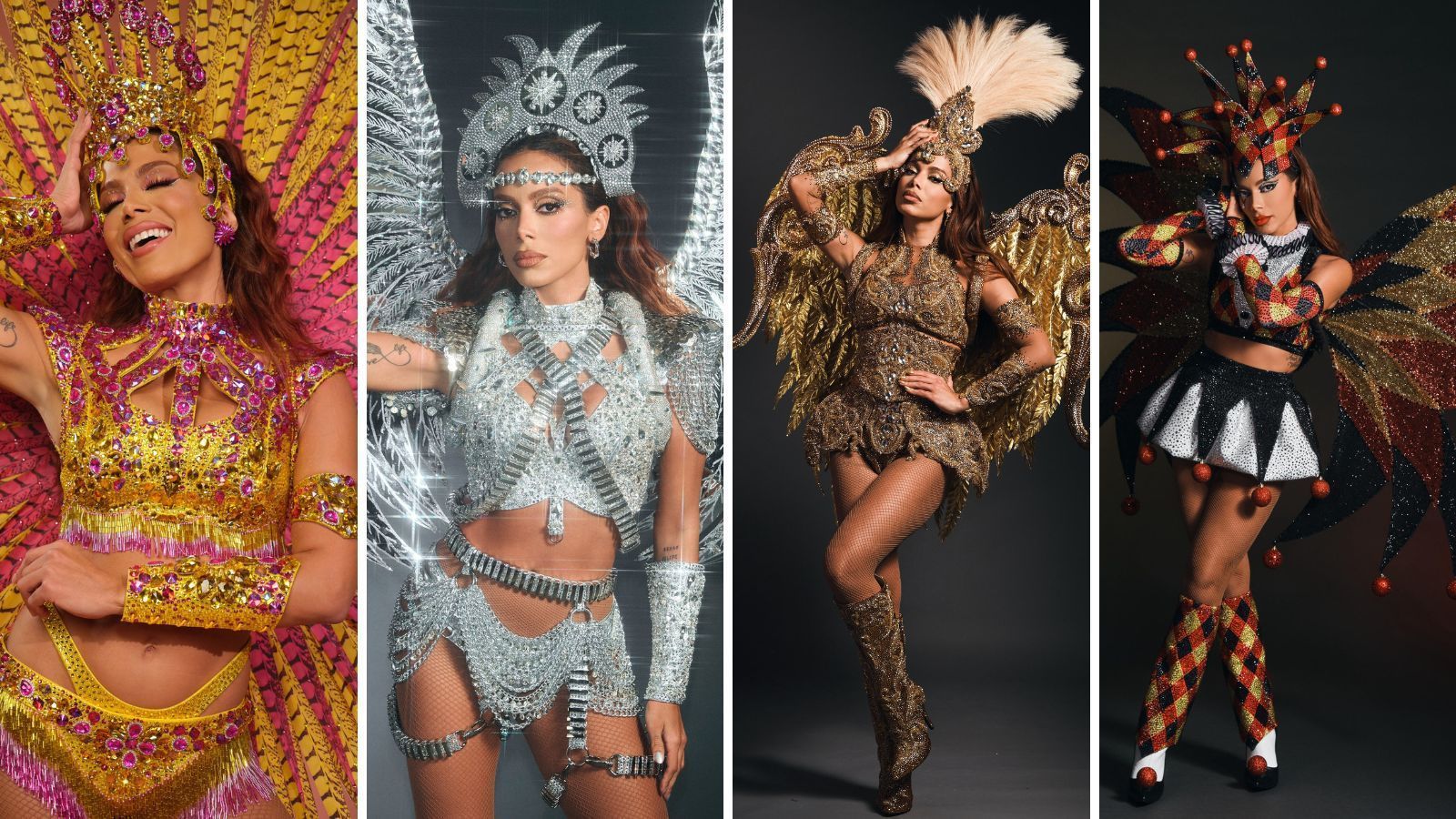 Looks de Anitta nos "Ensaios da Anitta"