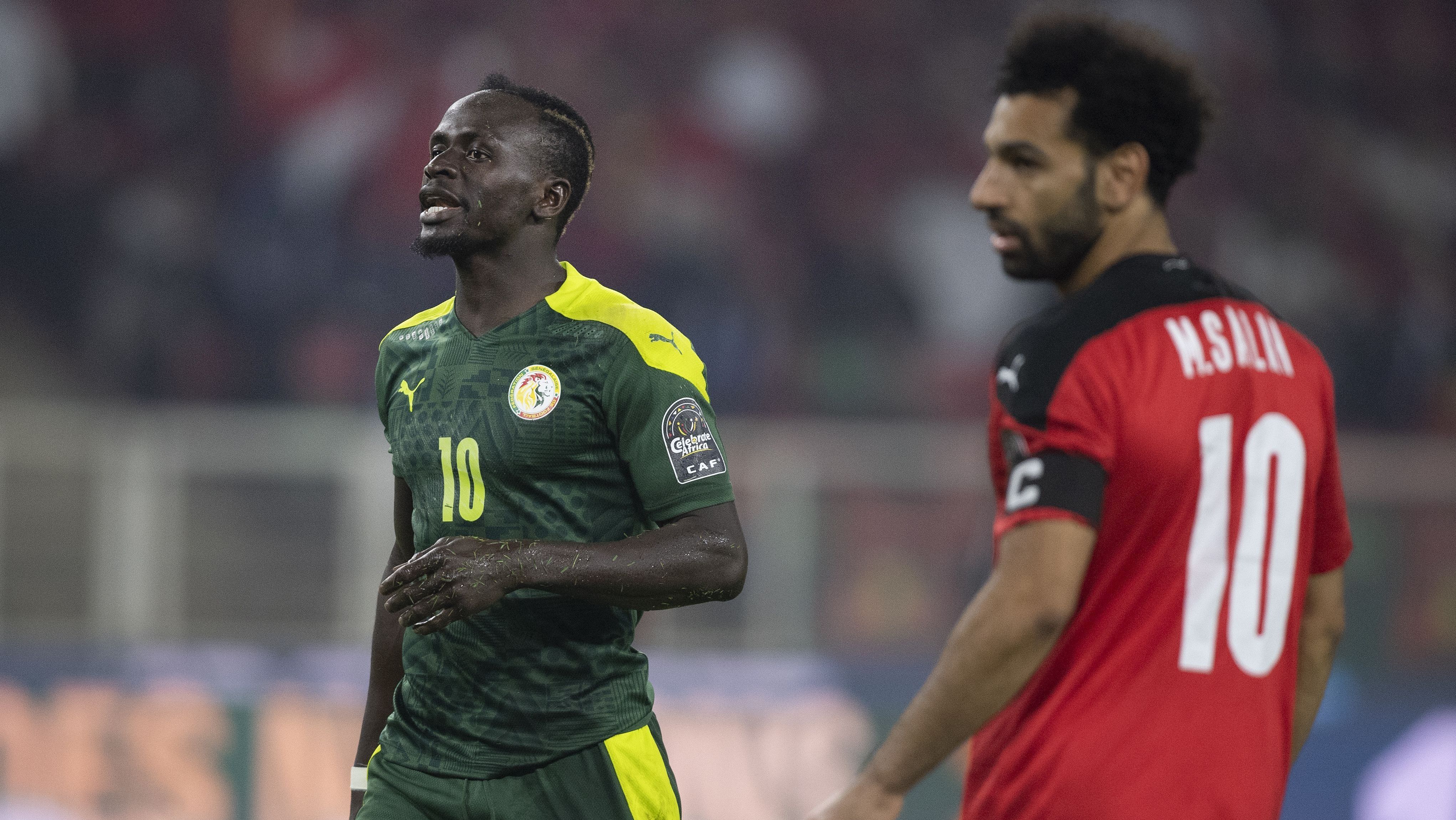 Mané e Salah estiveram na final da última Copa Africana de Nações