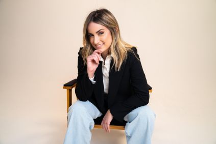 A apresentadora do CNN Pop Mari Palma