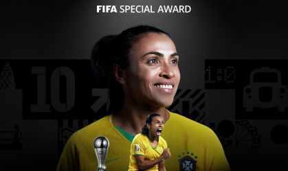 Marta recebeu "Prêmio Especial" da Fifa