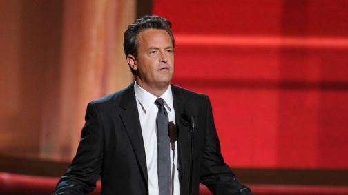 Ator Matthew Perry durante a 64ª edição do Emmy Awards em Los Angeles