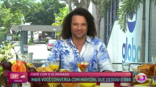 Maycon, primeiro eliminado do BBB24 deu entrevista ao programa "Mais Você"