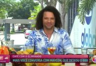 BBB24: primeiro eliminado, Maycon diz que não tinha rivais no programa