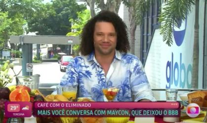 BBB24: primeiro eliminado, Maycon diz que não tinha rivais no programa