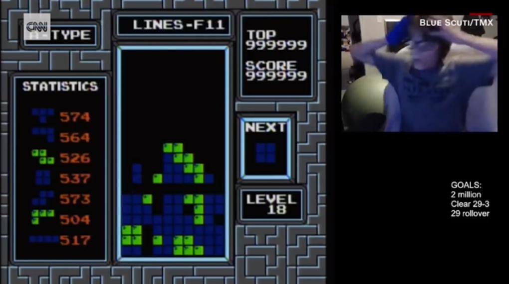 Garoto de 13 anos zera Tetris e compartilha vídeo no Youube