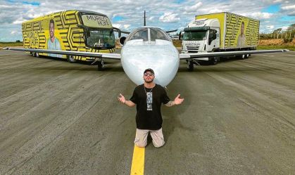 Murilo Huff e sua equipe estão em Orlando, nos Estados Unidos