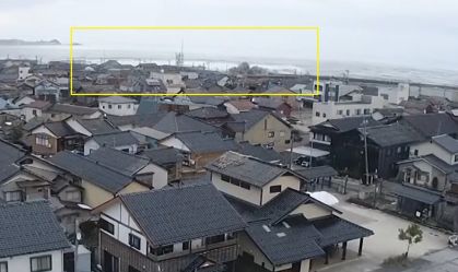 Onda menor de tsunami provocada pelo terremoto no Japão atinge cidade de Suzu, sem gerar problemas