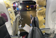Boeing 737 Max 9: Executivo da Alaska Airlines senta ao lado da porta em 1º voo após incidente