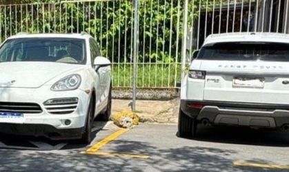 Durante a operação os policiais apreenderam dois veículos de luxo com o influenciador
