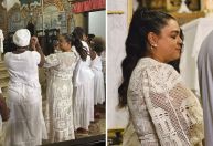 Preta Gil reúne amigos e familiares em missa para celebrar cura do câncer