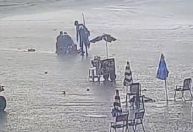 Queda de raio mata idosa e deixa mais sete pessoas feridas em Praia Grande, no litoral de SP