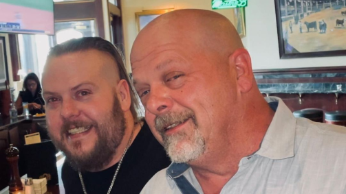 Adam Harrison e seu pai, Rick Harrison