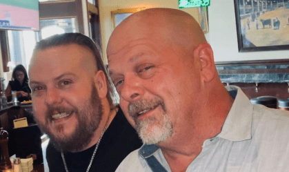 Adam Harrison e seu pai, Rick Harrison