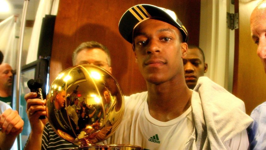 Rajon Rondo foi campeão da NBA da temporada 2007/08 com o Boston Celtics / @NBA