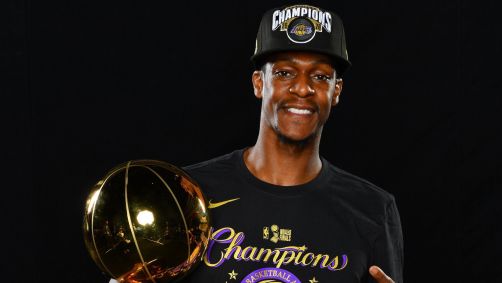 Rajon Rondo foi campeão da NBA da temporada 2019/20 com o Los Angeles Lakers