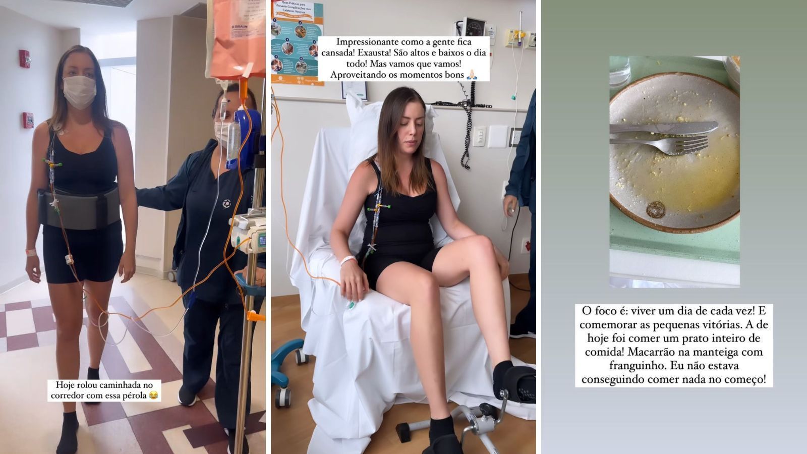 No Instagram, Fabiana vem compartilhando nova rotina após leucemia / Reprodução/Fabiana Justus/Instagram
