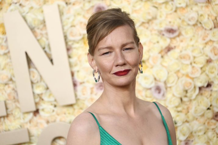 Sandra Hüller no 81º Globo de Ouro realizado no Beverly Hilton Hotel em 7 de janeiro de 2024 em Beverly Hills, Califórnia / Tommaso Boddi/Golden Globes 2024/Golden Globes 2024 via Getty Images