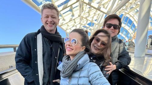 Sandy, Lucas Lima e família