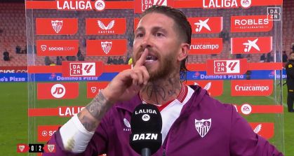 Sergio Ramos manda torcedor calar a boca após derrota do Sevilla