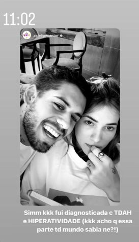 Em stories gravado com Zé Felipe, Virgínia Fonseca compartilhou que foi diagnosticada com TDAH / Instagram/Reprodução