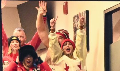 Taylor Swift no jogo entre Kansas City Chiefs e Buffalo Bills