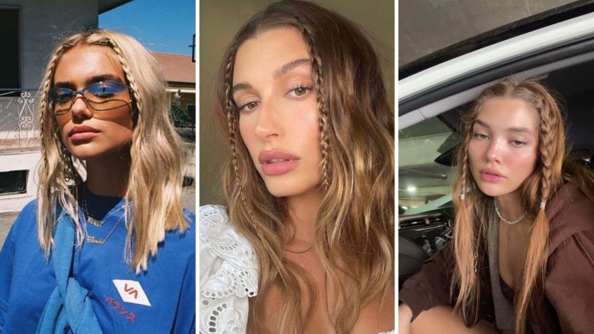 Trança com mechas / Reprodução/Pinterest