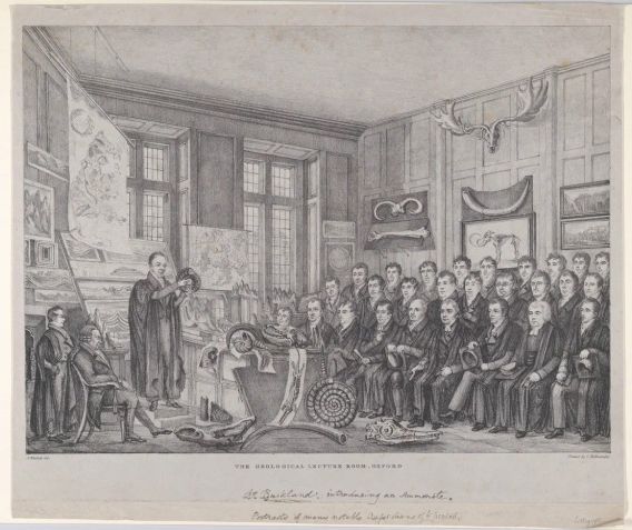 William Buckland lecionando na Universidade de Oxford em 1823 / Metropolitan Museum of Art