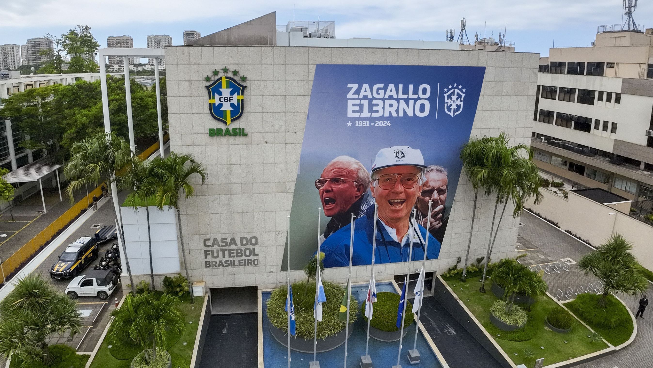 Velório de Zagallo acontece na sede da CBF