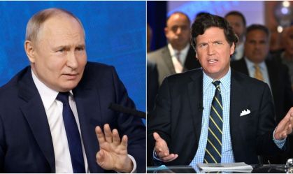 Kremlin confirma entrevista de Putin ao jornalista Tucker Carlson: "Ponto de vista dele é diferente"