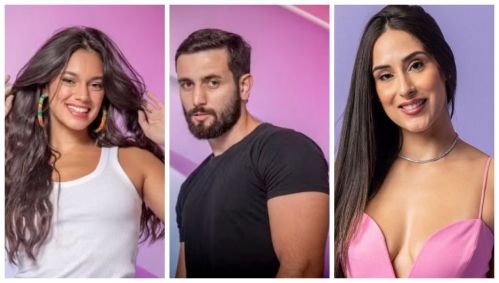 Montagem com as fotos de Alane, Matheus ou Deniziane