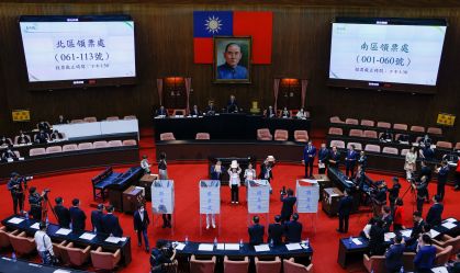 Taiwan elege presidente do Parlamento considerado pró-China pelos governistas