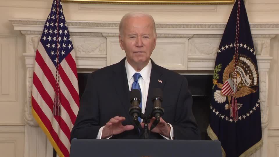 Biden calls Trump NATO remarks 'dangerous', urges Congress to pass Ukraine aid