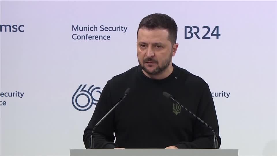 WRAP: Zelenskiy urges end to arms shortage on day two of Munich Security Conference