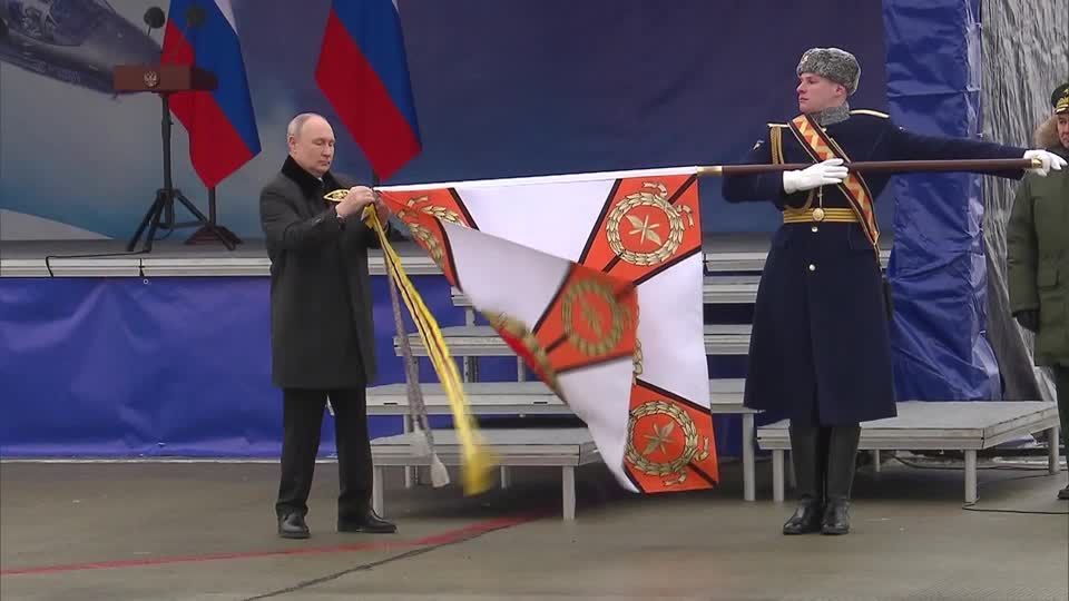 Russia's Putin awards medals and icon to military units for campaign in Ukraine