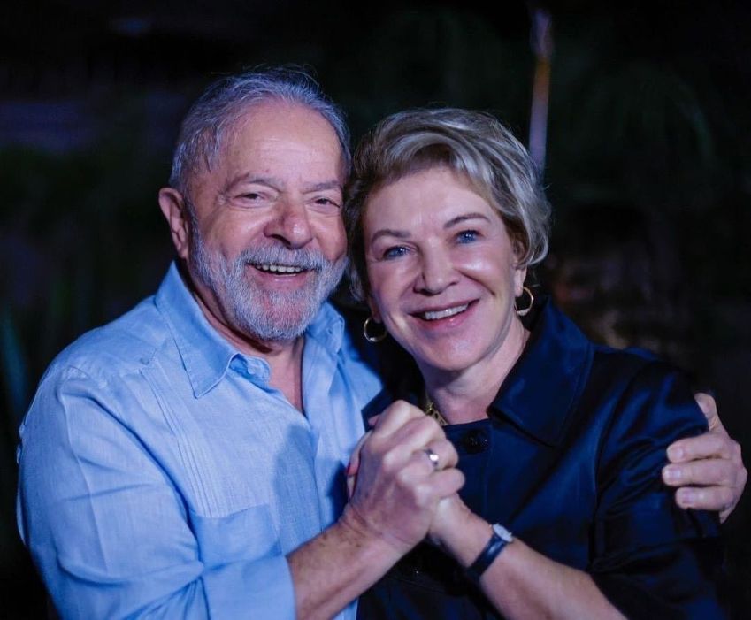 Marta Suplicy e o presidente Luiz Inácio Lula da Silva / Reprodução/Facebook