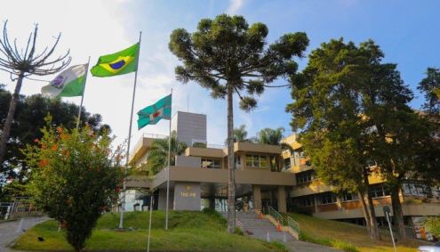 Sede do Tribunal Regional Eleitoral do Paraná, em Curitiba