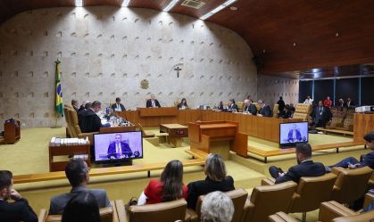 Sessão plenária do STF