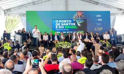 Equipe de Lula fez acordo com sindicatos pra evitar protestos a Tarcísio em Santos