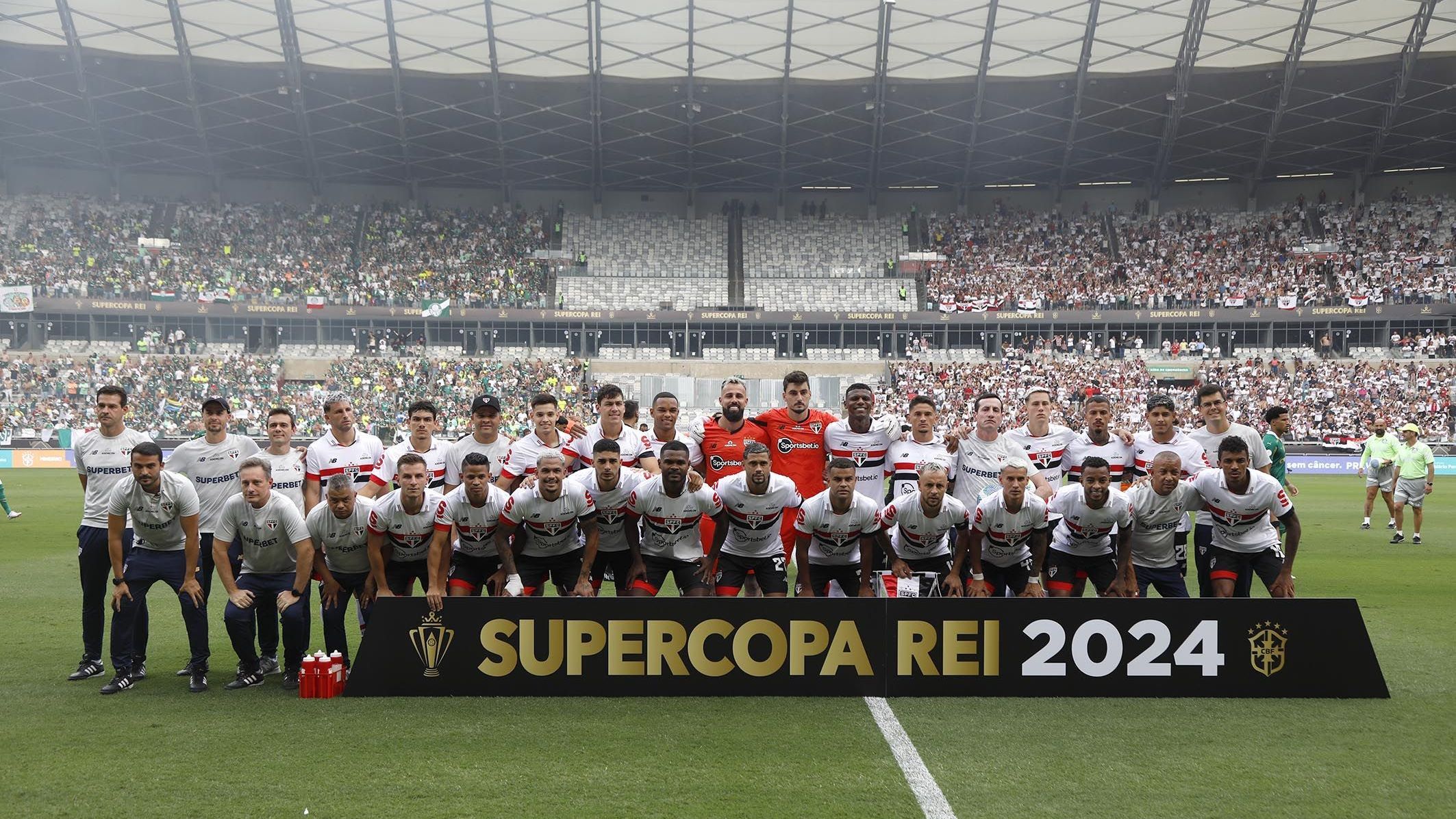 Elenco do São Paulo campeão da Supercopa do Brasil 2024