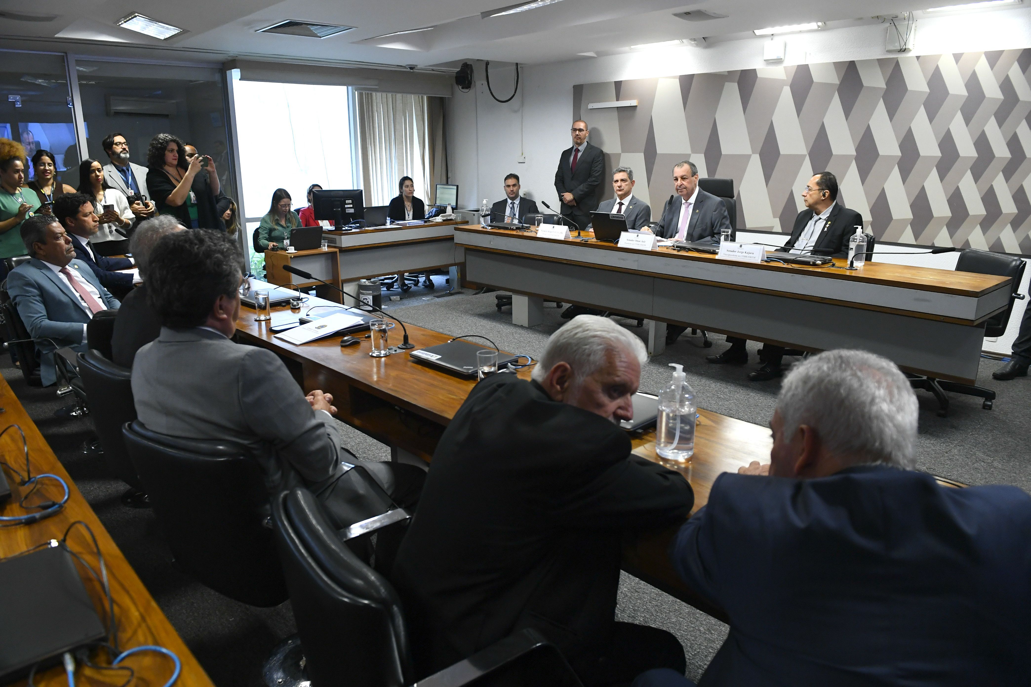 Sessão da CPI da Braskem no Senado