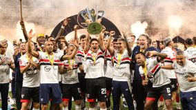 São Paulo comemora título da Supercopa do Brasil