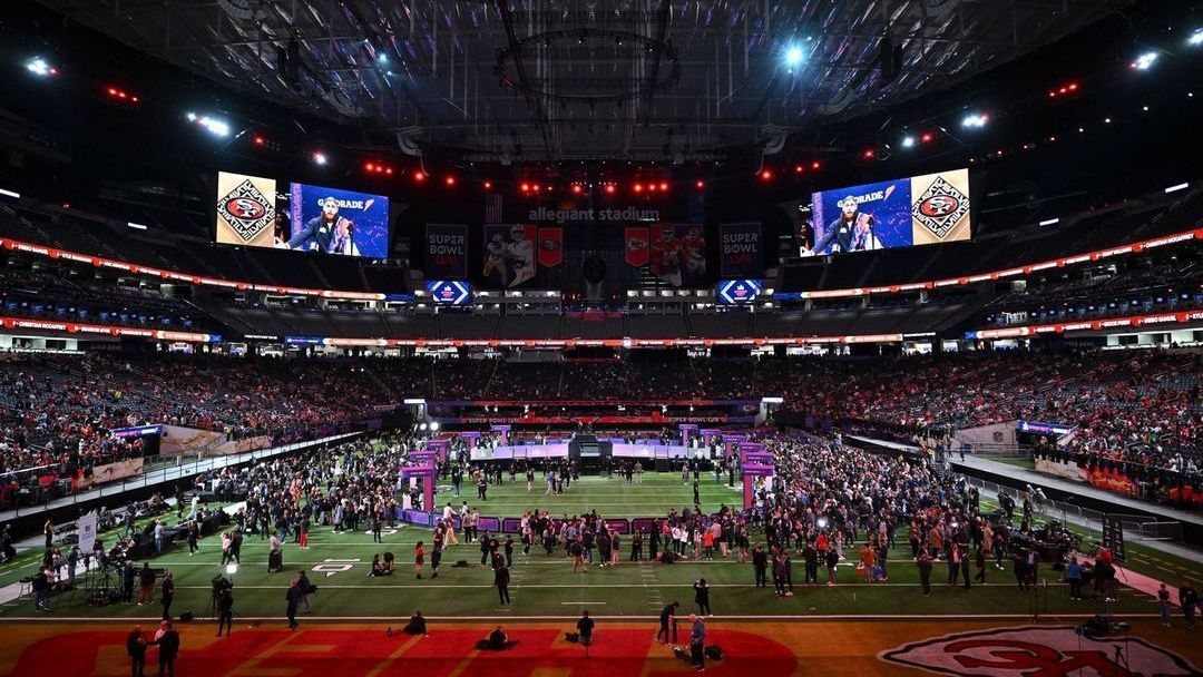 Allegiant Stadium, em Las Vegas, vai receber o Super Bowl LVIII