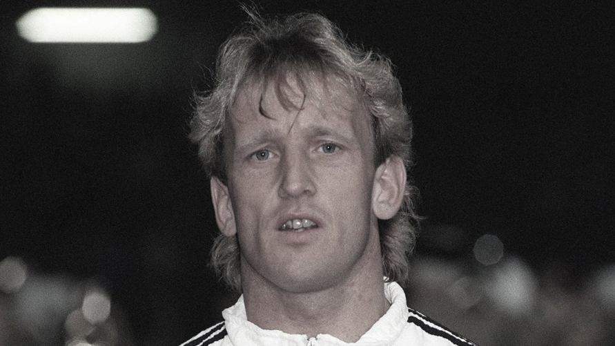 Andreas Brehme marcou três gols na campanha do título alemão na Copa do Mundo de 1990