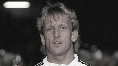 Andreas Brehme marcou três gols na campanha do título alemão na Copa do Mundo de 1990