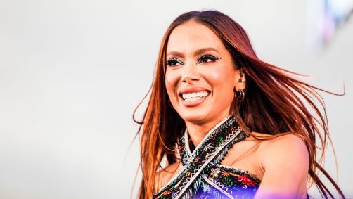 Anitta durante o show "Ensaios de Carnaval da Anitta", no Memorial da America Latina, em São Paulo, no dia 4 de fevereiro