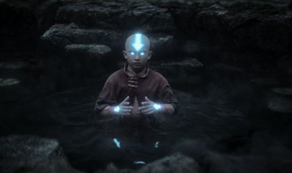 Ator Gordon Cormier, que interpreta Aang, na 1ª temporada da série live action "Avatar: O Último Mestre do Ar", da Netflix