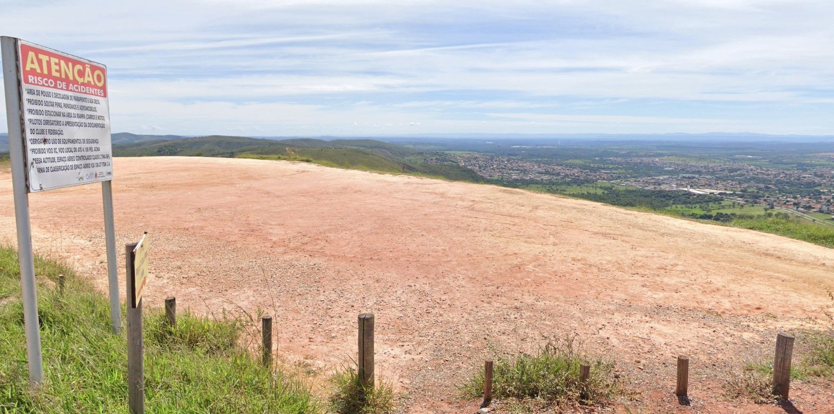 Voo de parapente ocorreu na Serra de Santa Helena, em Sete Lagoas (MG)